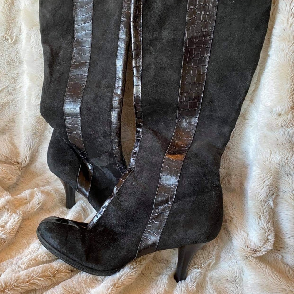 Sofft suede high heel boots